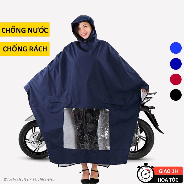 Áo mưa Vải Dù phủ bóng kính- Hàng VN chất lượng cao