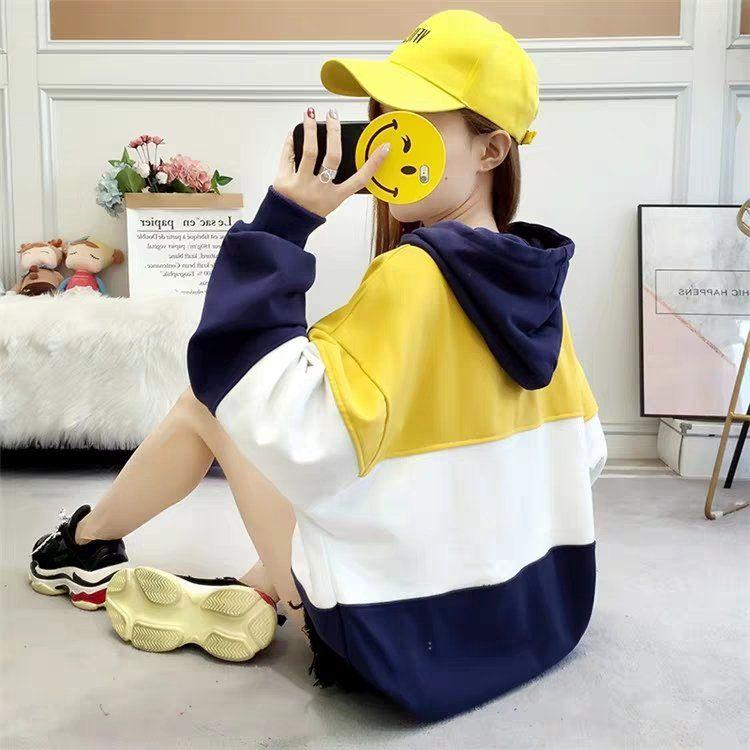 ÁO KHOÁC NỈ HOODIE PHỐI SỌC NGANG