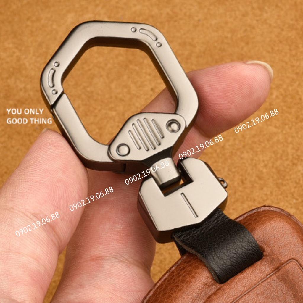 Bọc chìa khóa da bò hàng ép khuân dầy dặn cho Huyndai I10 + Tucson