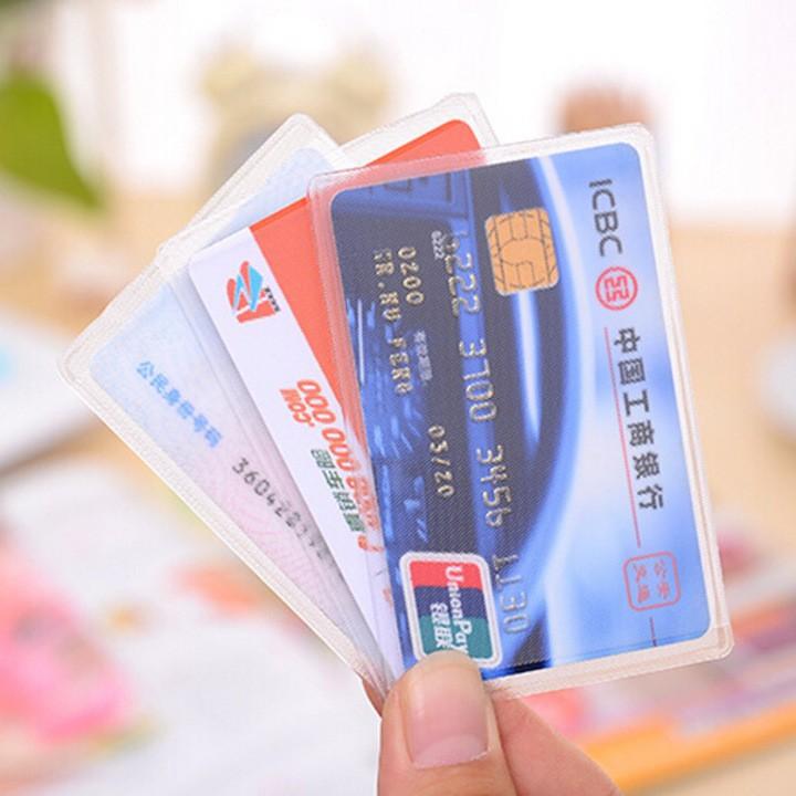 Combo 4 Túi đựng vỏ bọc thẻ ATM Bằng lái.