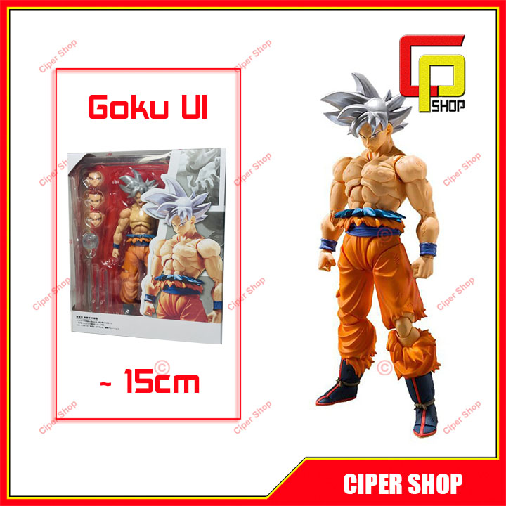 Mô hình Son goku Vô cực Có Khớp - Figure Action Son Goku Ultra Instinct SHF