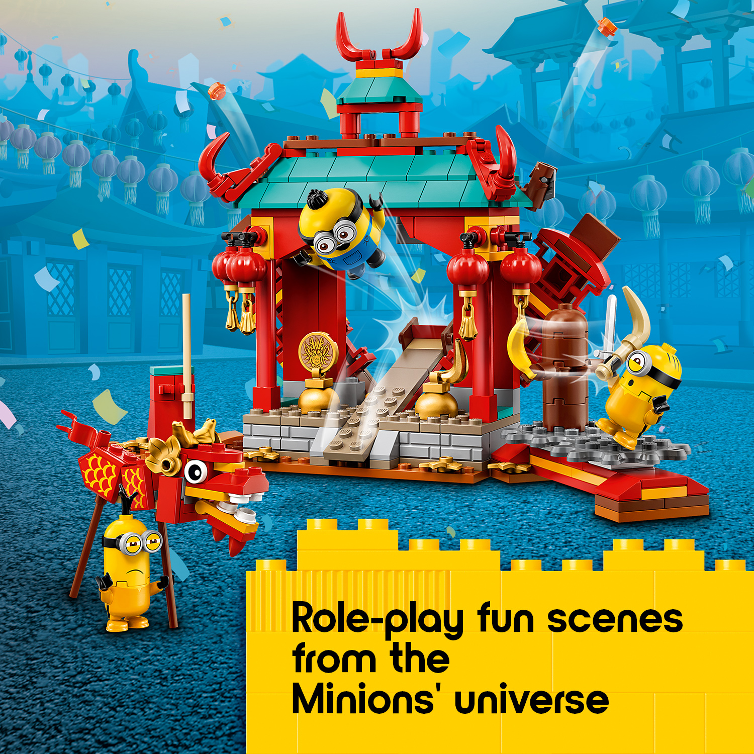 LEGO MINIONS 75550 Trận Chiến Kung Fu (310 chi tiết)