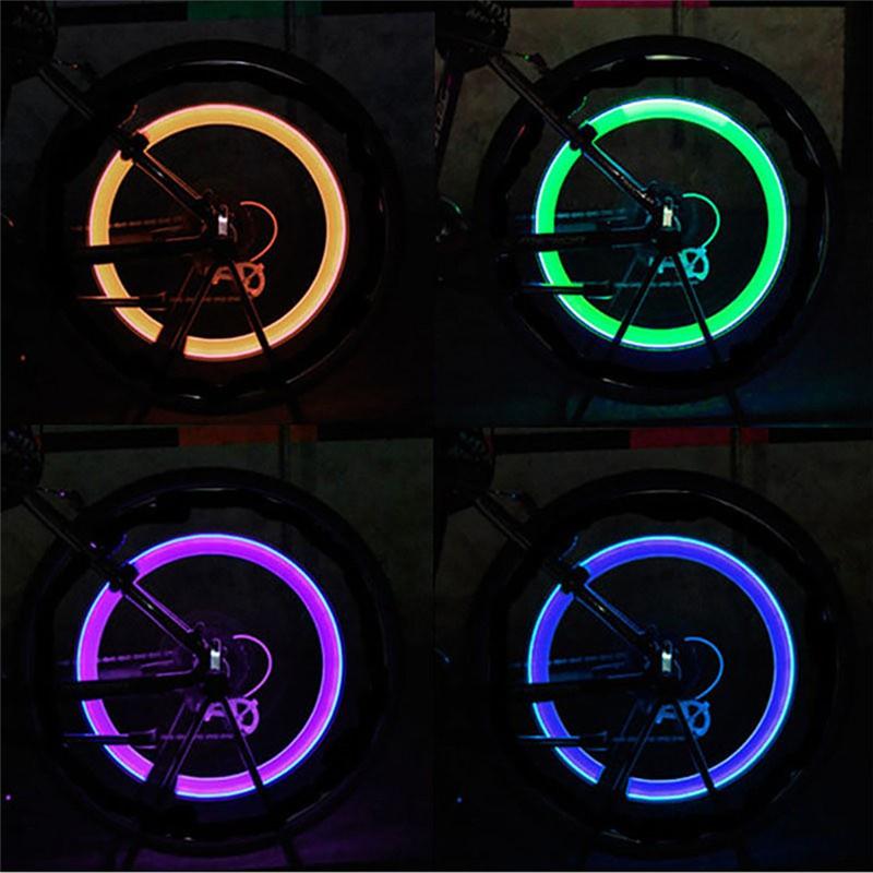 1 Nắp Đậy Van Xe Đạp Có Đèn LED Phát Sáng Độc Đáo