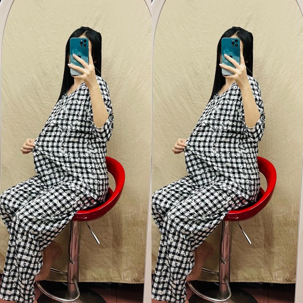 Bộ bầu và sau sinh KA1344 chất lanh