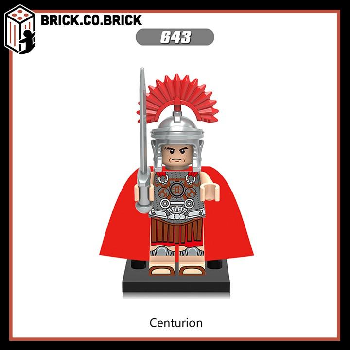 Đồ Chơi Lắp Ráp Nhân vật Minifig Lính Trung Cổ Trang bị Giáp sắt Castle Warriors X0164 0137