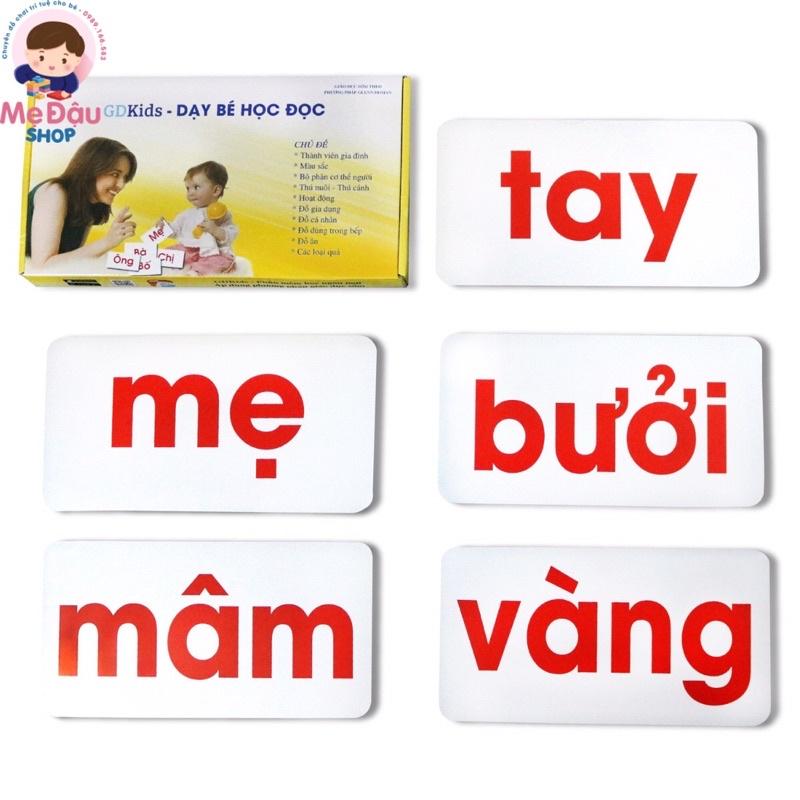 DẠY BÉ HỌC ĐỌC (Bộ 100 Thẻ) – Flashcard