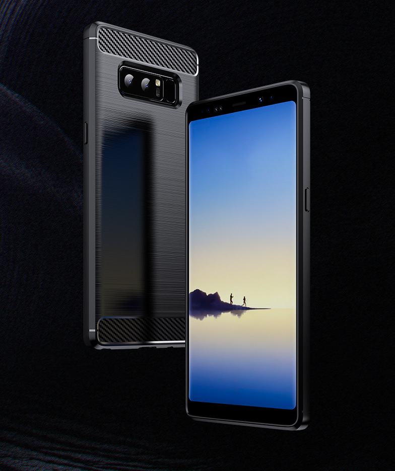 Ốp lưng chống sốc Vân Sợi Carbon cho Samsung Galaxy Note 8 - Hàng nhập khẩu