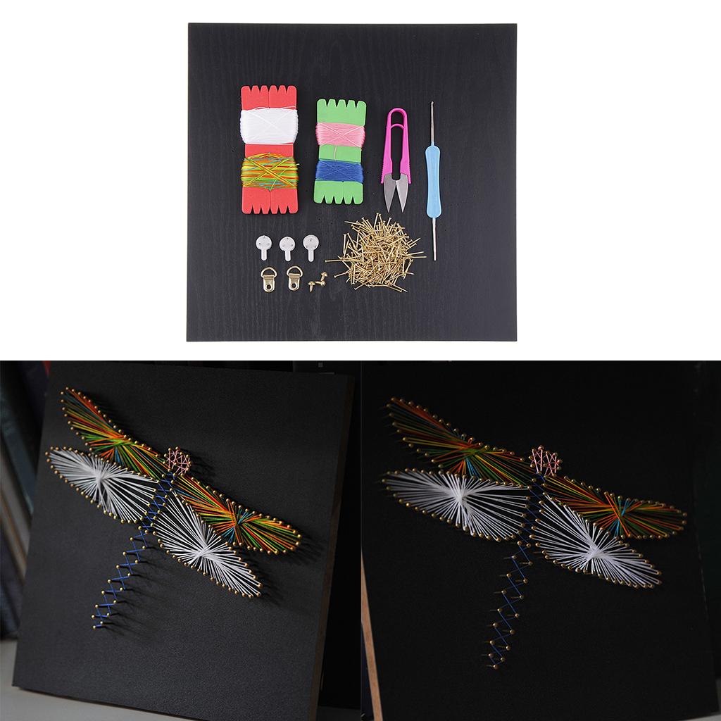 DIY Vintage String Art Kits for Childern Christmas Gift - Dragonfly Pattern
