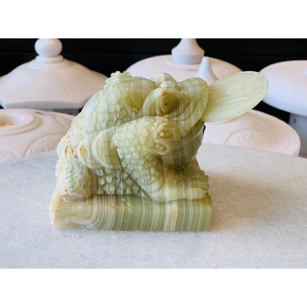Thiềm Thừ Đá ngọc Xanh Pakistan kích thước 10cm, 15cm, 20cm