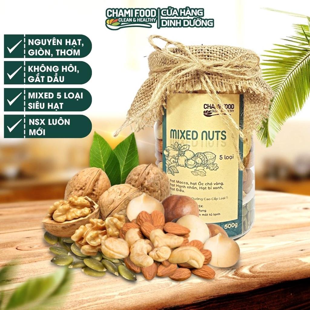 Hạt mix dinh dưỡng CHAMI 5 Loại Siêu hạt 500g Loại 1 Nhập khẩu ...