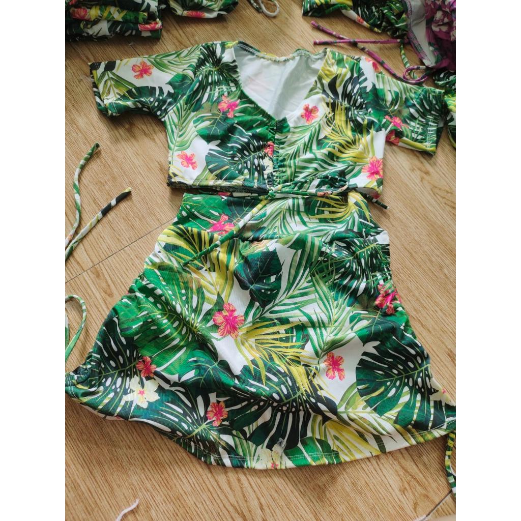 Set Váy Bơi Nữ Rút Dây