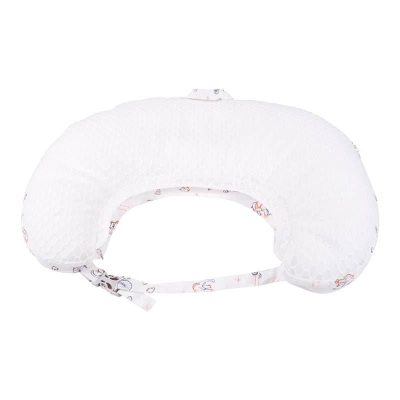 Gối cho bé bú đa năng chống trào ngược 2in1 Aibedo họa tiết Teddy Bear