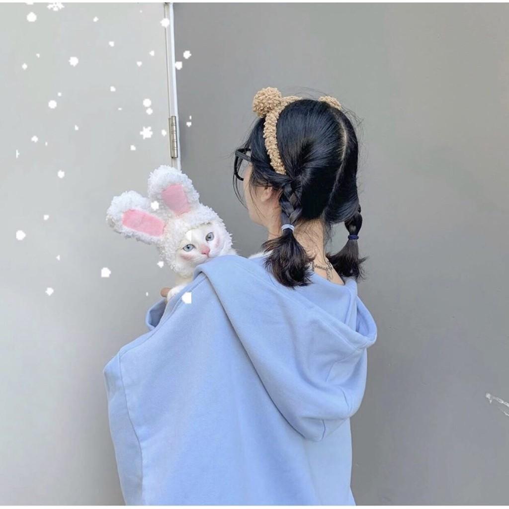 Áo KHOÁC Hoodie LỬNG CUTE Nữ Ulzzang Unisex 1hitshop