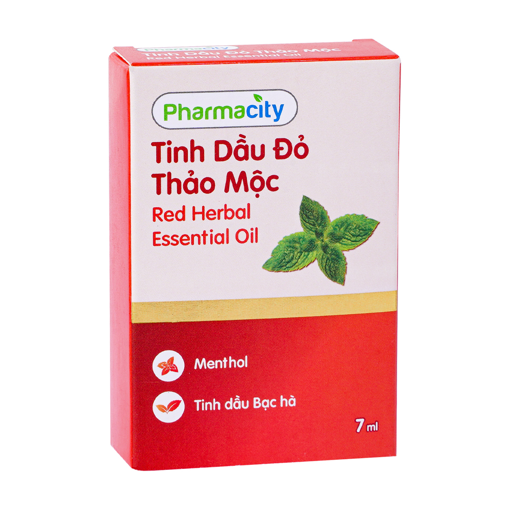 Tinh dầu đỏ thảo mộc Pharmacity (Chai 7ml)