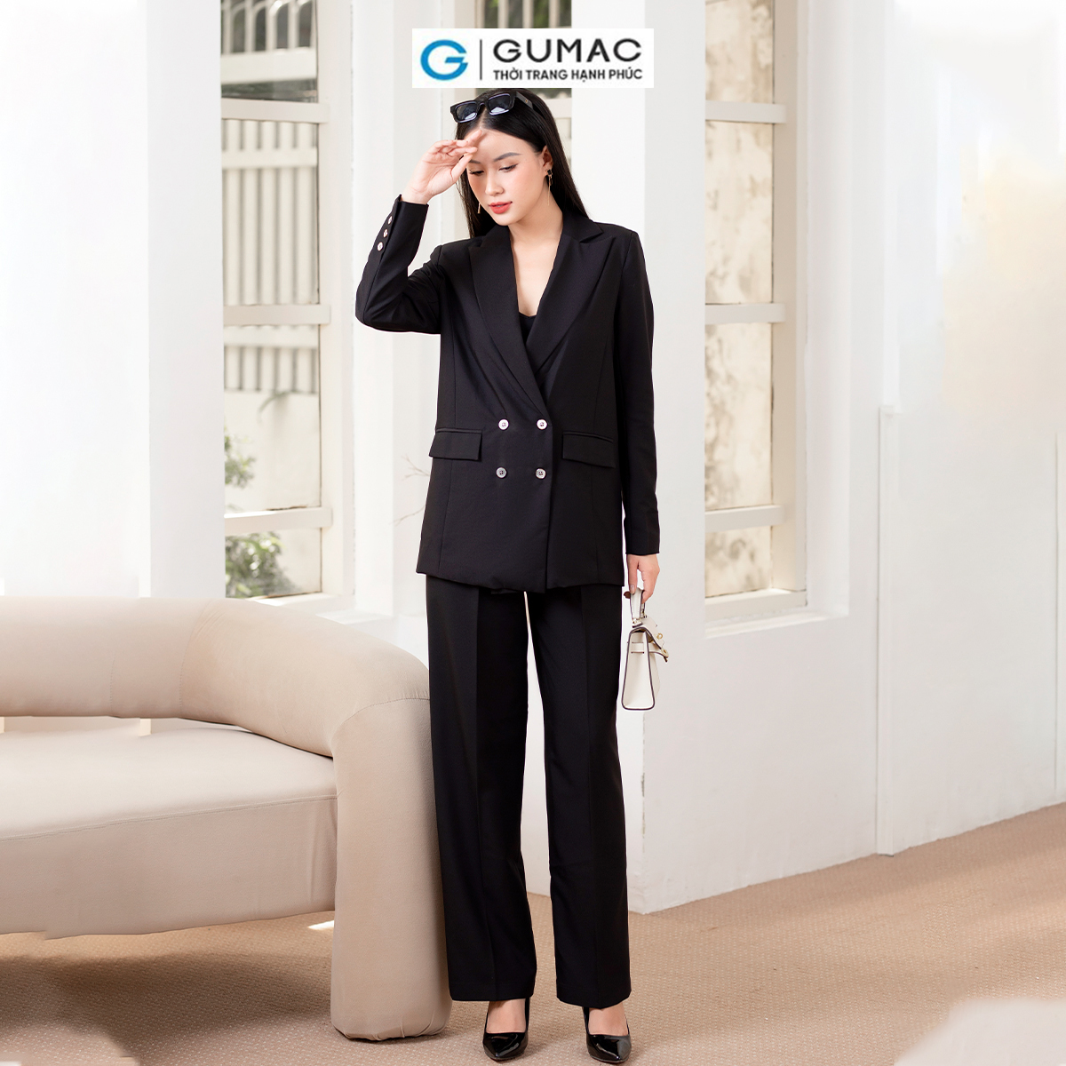 Áo Blazer dáng suông thời trang GUMAC AD10040