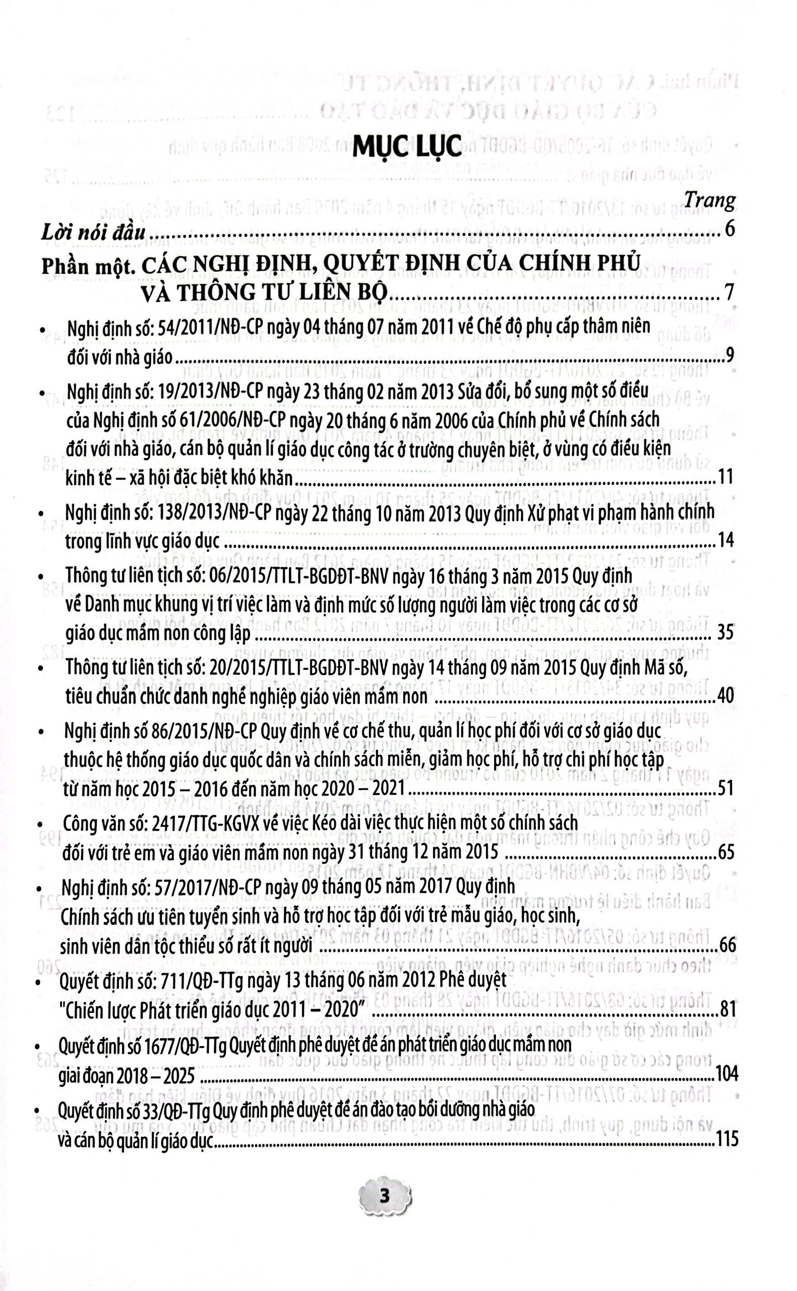 Một số văn bản pháp quy về giáo dục mầm non trong thời đại hiện nay ( DT)