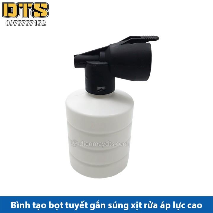 Bình tạo bọt tuyết gắn xịt rửa áp lực cao cho máy rửa xe áp lực cao