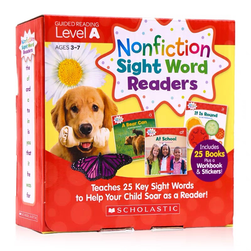 NONFICTION SIGHT WORD READERS-100Q gồm 4 hộp