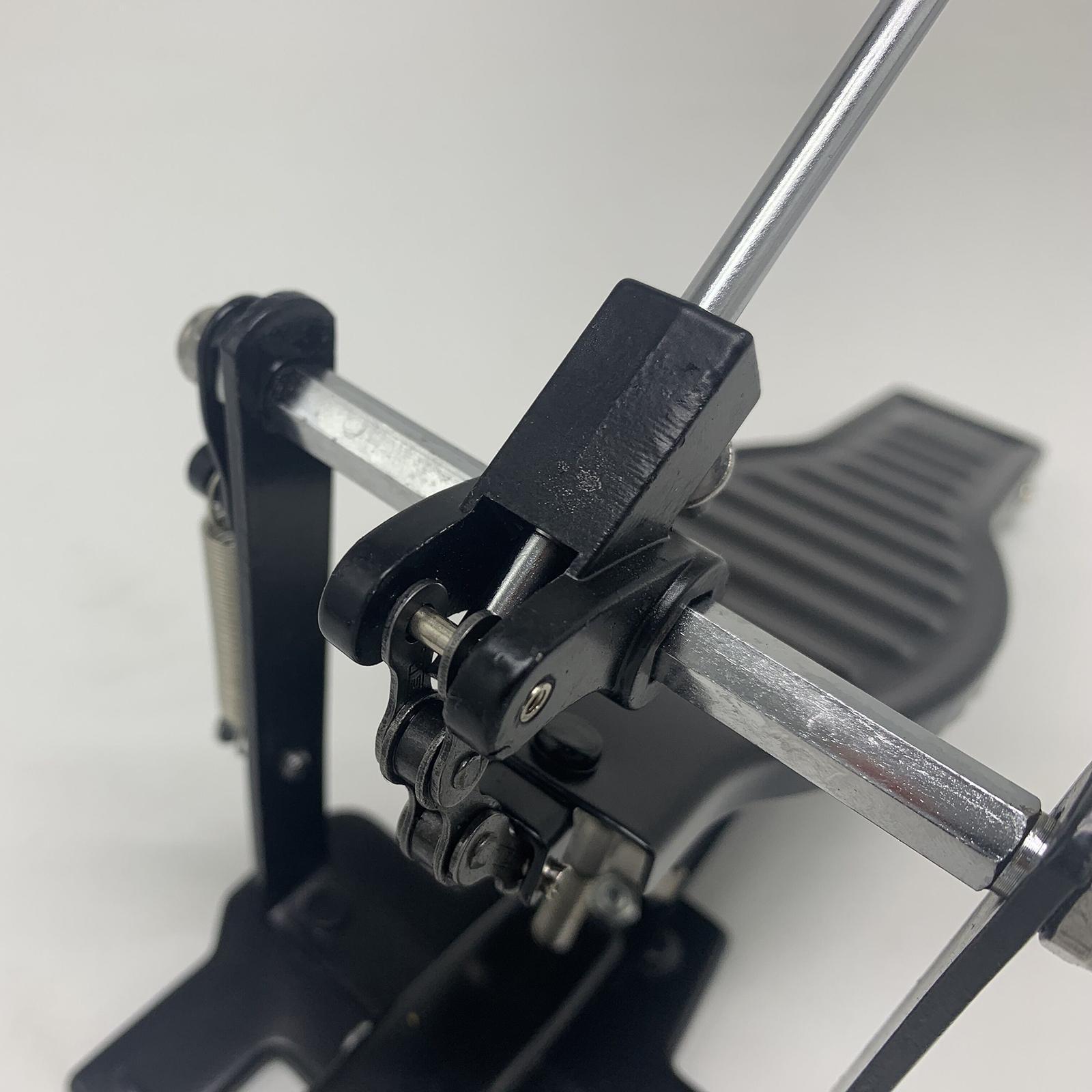 Durable Economy Single Foot Pedal Wool Drum Beater Single Chain Drive Black