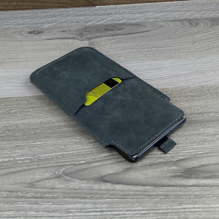 Bao Da dây rút dành cho Iphone 12 Mini Da Bò