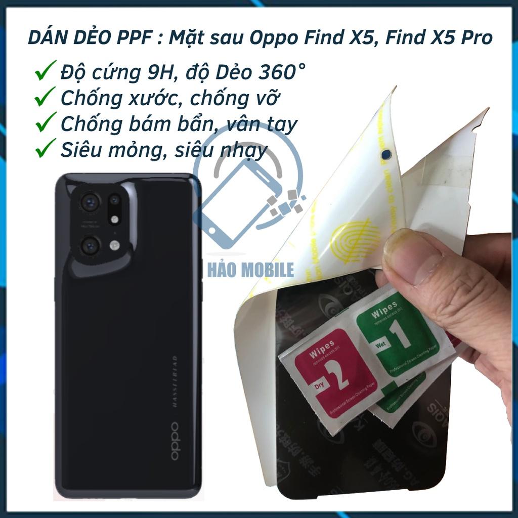 Dán dẻo PPF mặt sau cho Oppo Find X5, Find X5 Pro