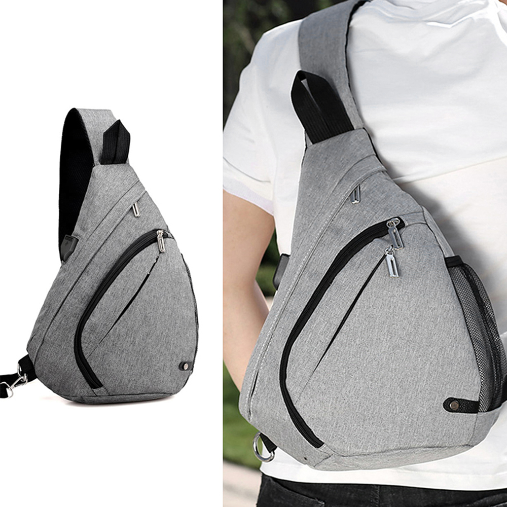 Túi đeo chéo vai Du lịch Daypack với cổng sạc USB để đi bộ đường dài Leo núi Đạp xe