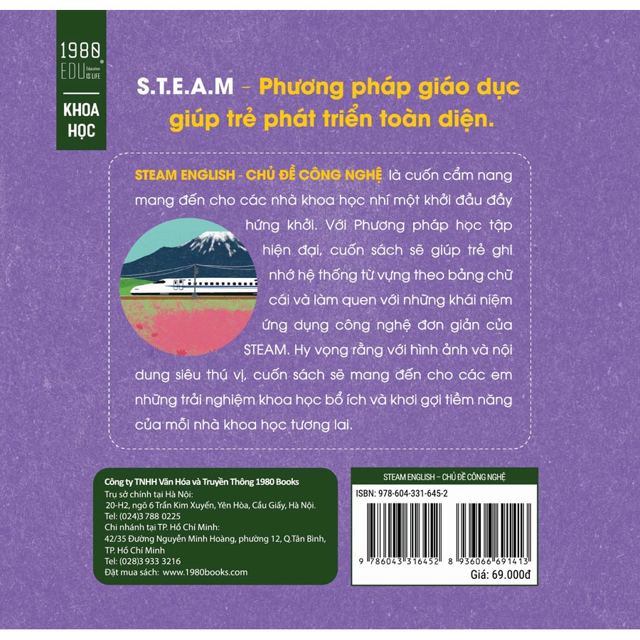 Bộ 6 Cuốn Sách: Steam English