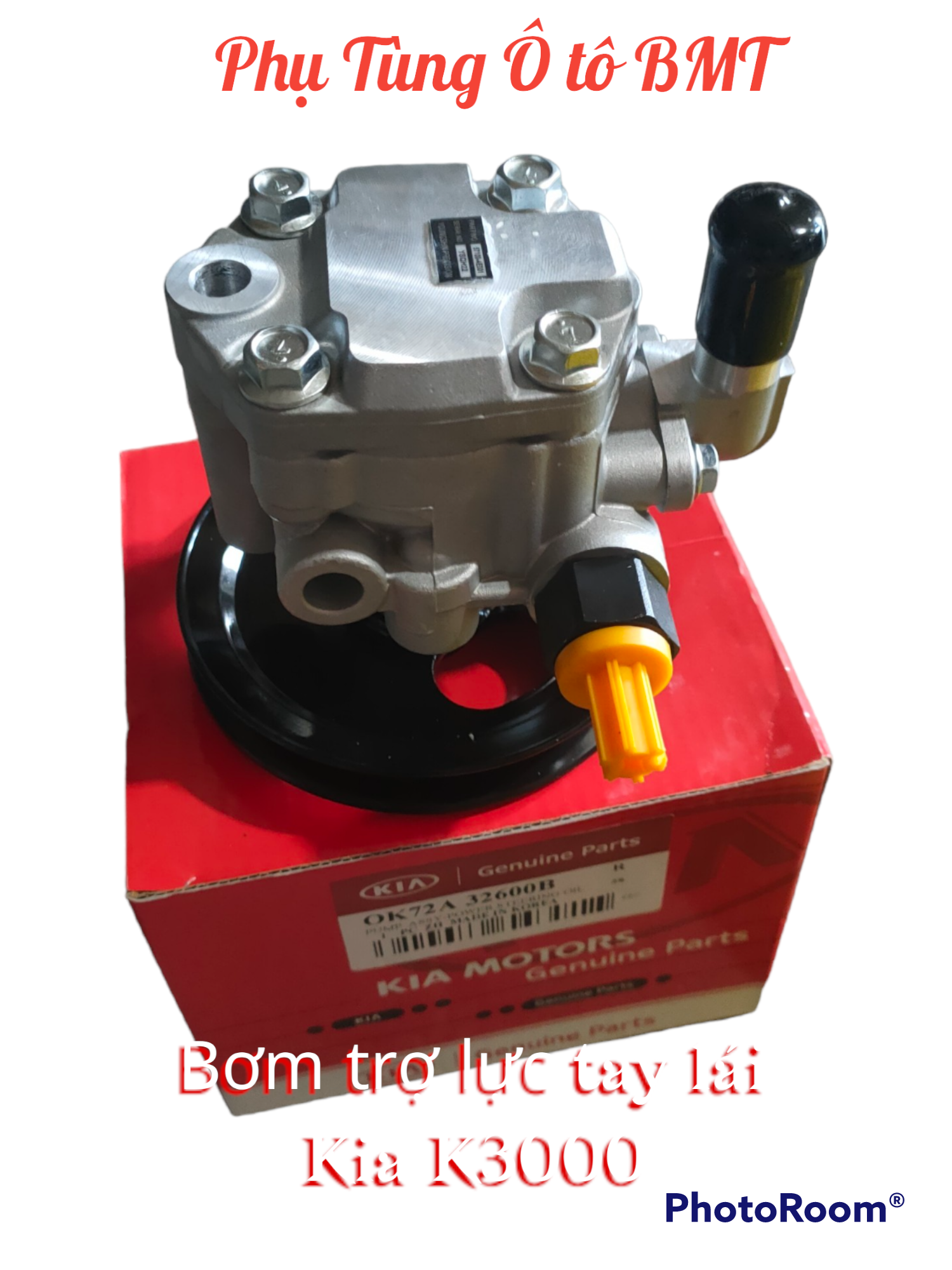 Bơm trợ lực tay lái dùng cho xe Kia K2700, K3000, K190, K165, Bonggo. Mã SP OK72A 32600B). Hàng Korea