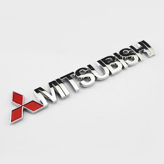 Tem Logo Chữ Nổi MITSUBISHI Dán Trang Trí Xe hàng đẹp