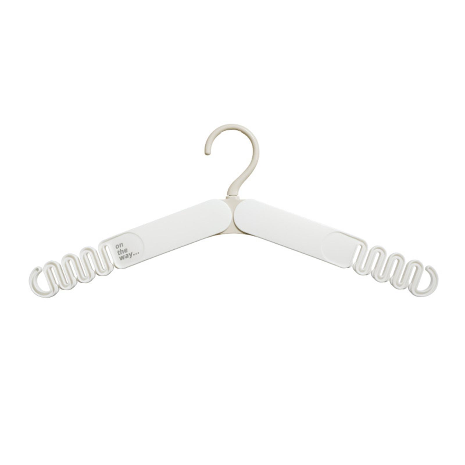 Foldable Travel Hanger Coat Hanger Portable Foldable Hanger 360° Rotating Hook Clothes Hanger Drying Rack for Coats Clothing