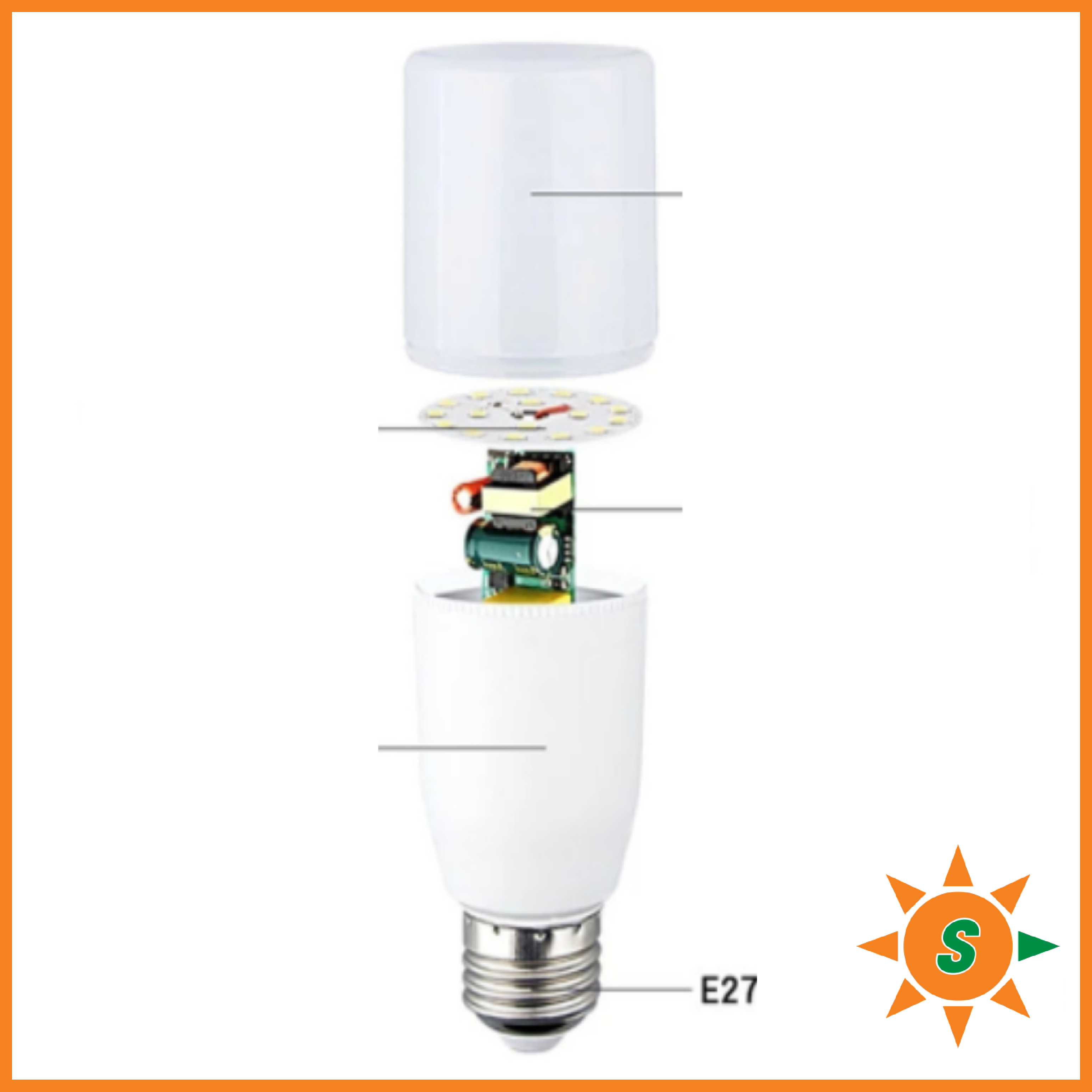 Đèn led ống 220V AC 15W