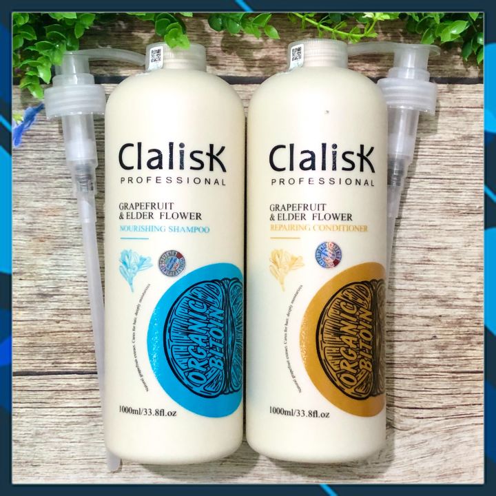 DẦU XẢ BƯỞI CLALISK REPARING GRAPEFRUIT PHỤC HỒI MỀM MƯỢT NGĂN RỤNG MỌC TÓC 1000ML