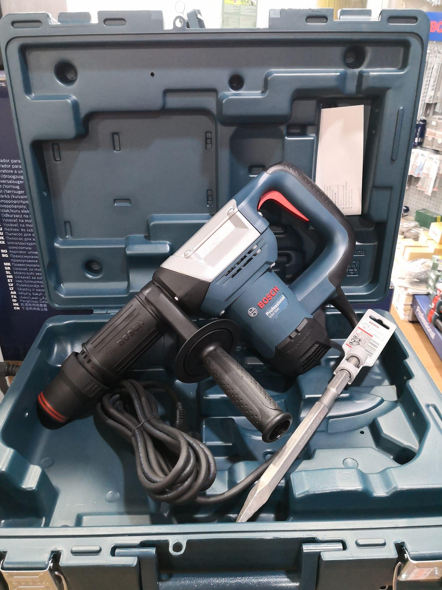 MÁY ĐỤC BÊ TÔNG 1100W 7,8J BOSCH GSH 500 GEN II - HÀNG CHÍNH HÃNG