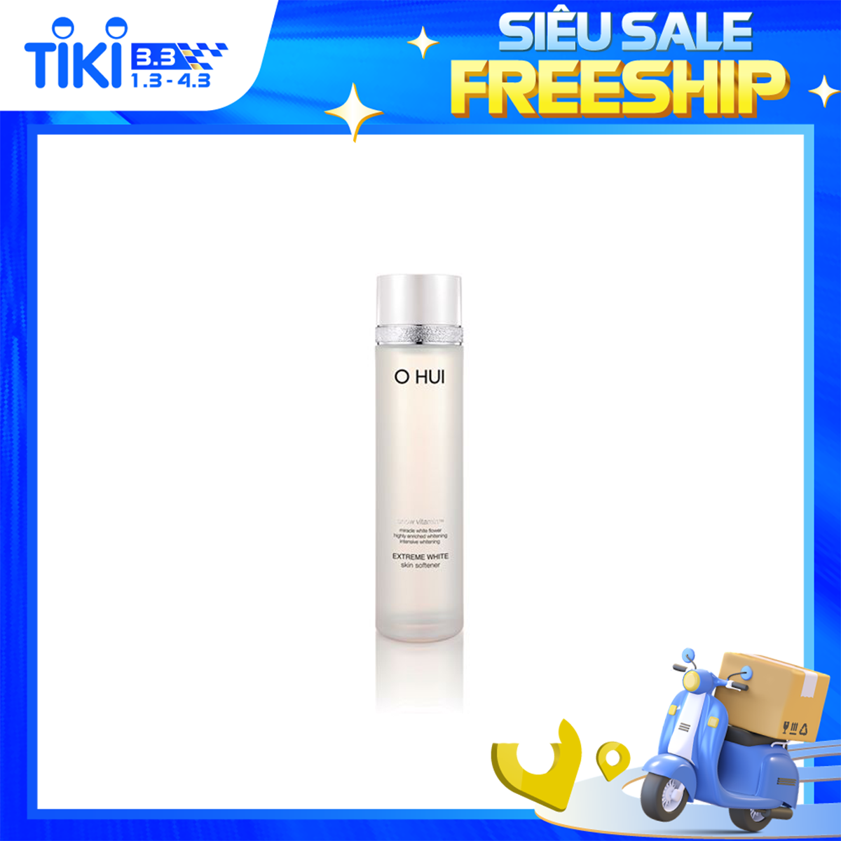 Nước Hoa Hồng Dưỡng Trắng Da Ohui Extreme White Skin Softener