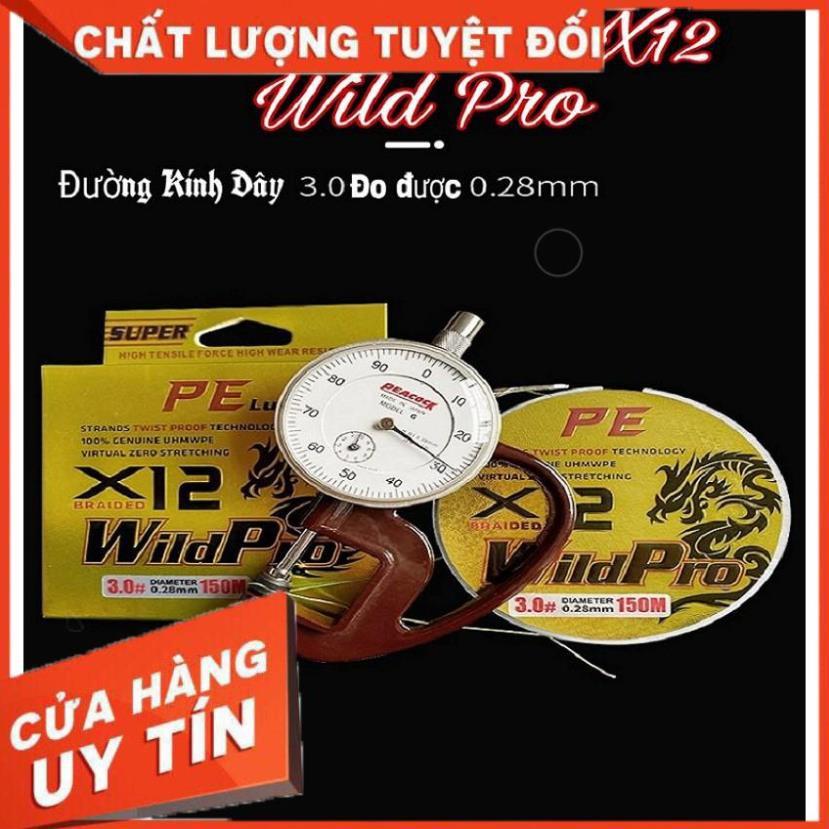 Dù Câu Cá PE Lure X12 WILD PRO Siêu Dai, Bền Bỉ..-SANAMI FISHING- Chuyên câu lure, câu đơn, câu lục