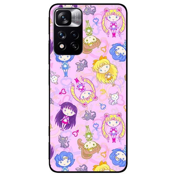 Ốp lưng dành cho Xiaomi Redmi Note 11 5G / Note 11 Pro 5G / Note 11 Pro Plus 5G - Họa Tiết Nhiều Nàng Chibi