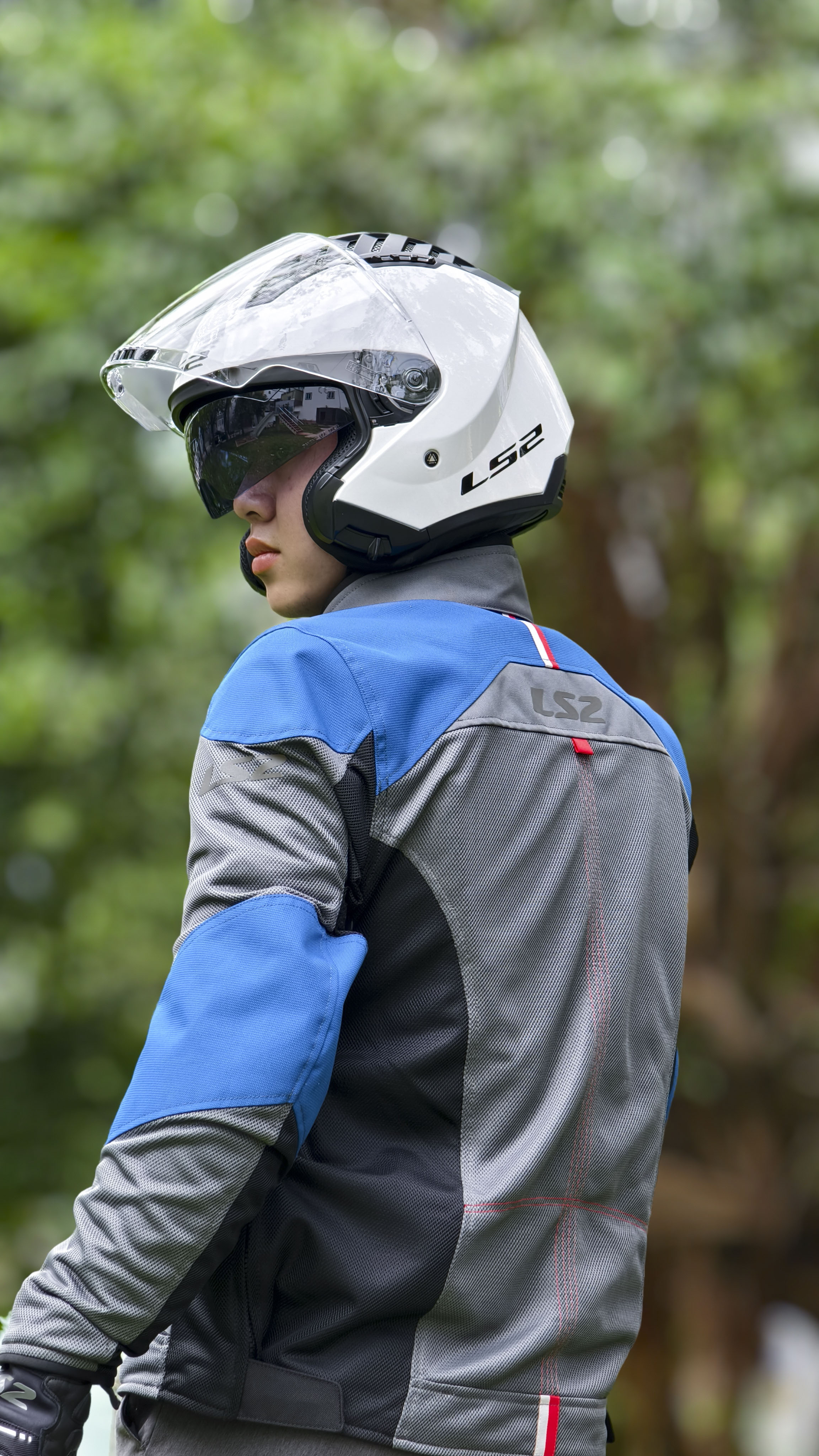 Mũ Bảo Hiểm 3/4 Hai Kính LS2 OF600 Copter II