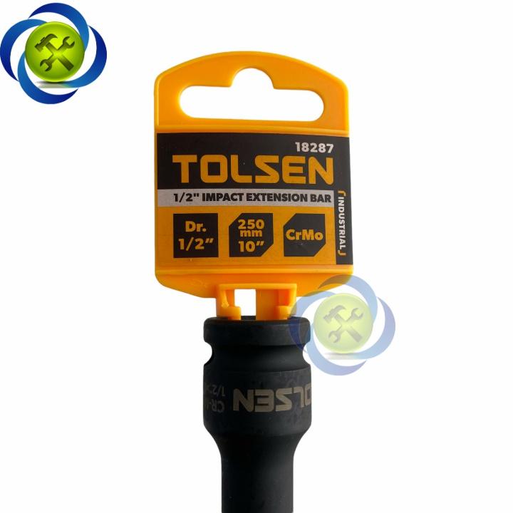 Đầu nối dài đen 1/2 Tolsen 18287 dài 250mm