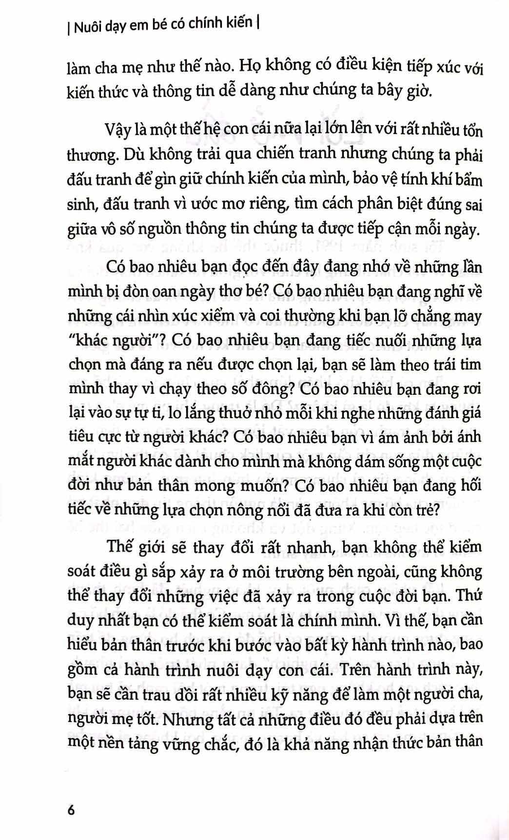 Nuôi Dạy Em Bé Có Chính Kiến