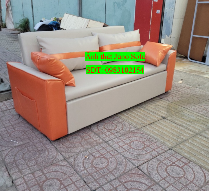 Sofa giường kéo Juno Sofa KiKas Juno Sofa 1m8, ( 3 màu lựa chọn )