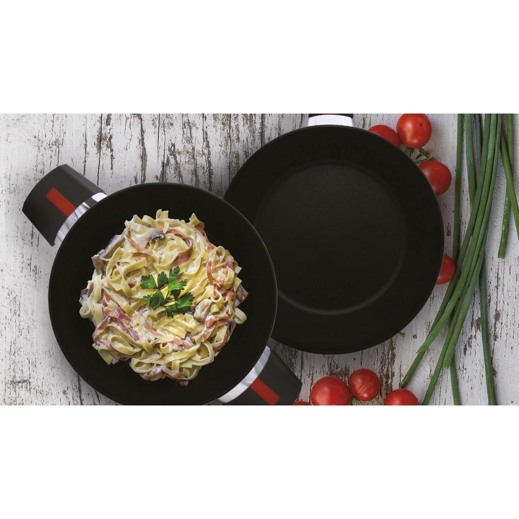 Chảo Paella đáy từ hợp kim nhôm chống dính KIMS COOK 30cm