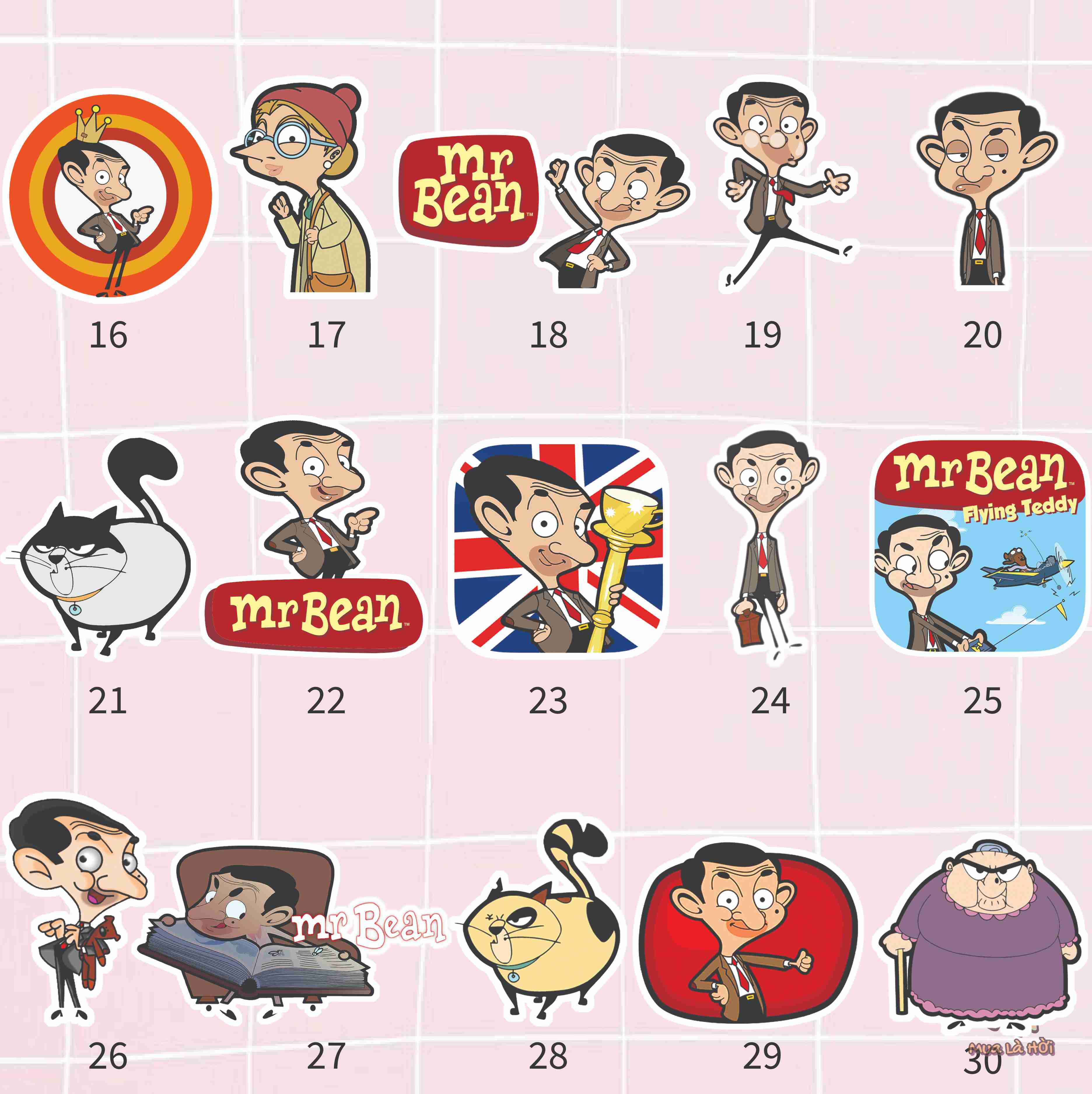 Túi Tote in hình chủ đề Mr Bean