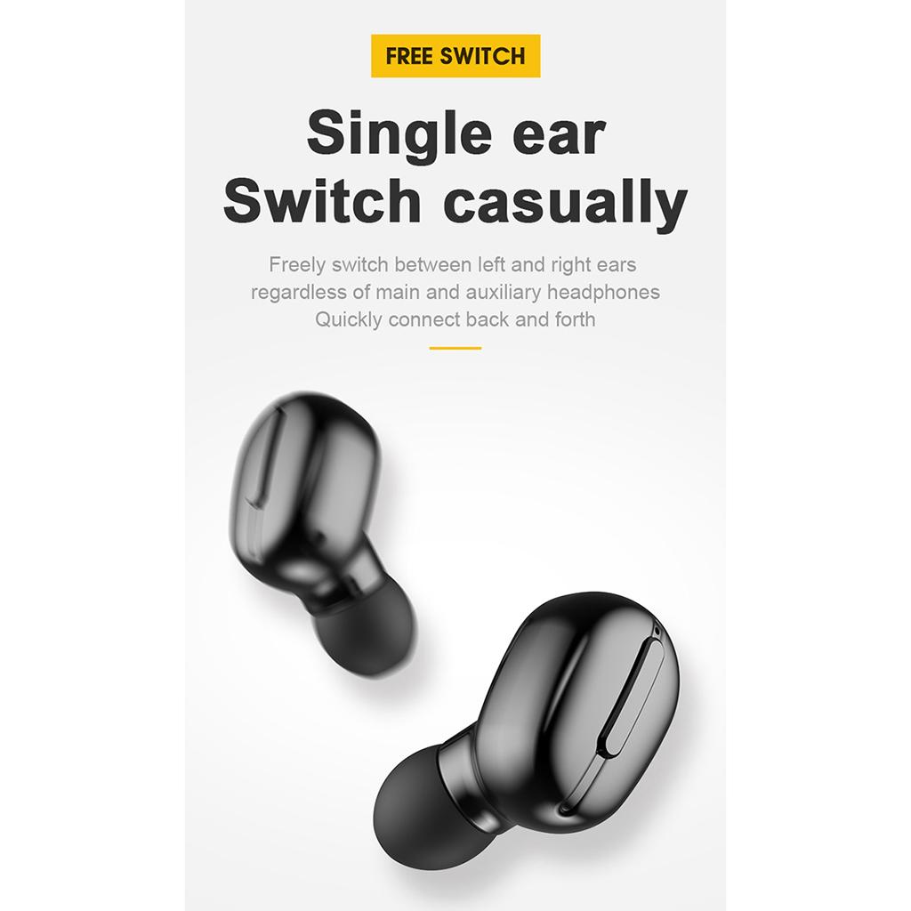 Bluetooth Wireless Earbuds, L13 TWS Wireless Earbud Headphones in-Ear Earphones with Charging Case
