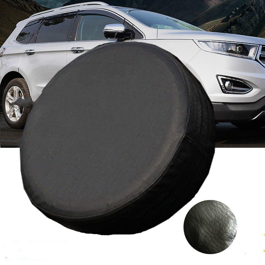 15"  + Black Car Truck Rear Spare Tire Tyre Cover Wheel Cover Universal