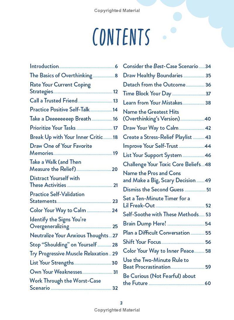 Sách ngoại văn: Stop Overthinking - A Workbook To Calm Your Busy Mind