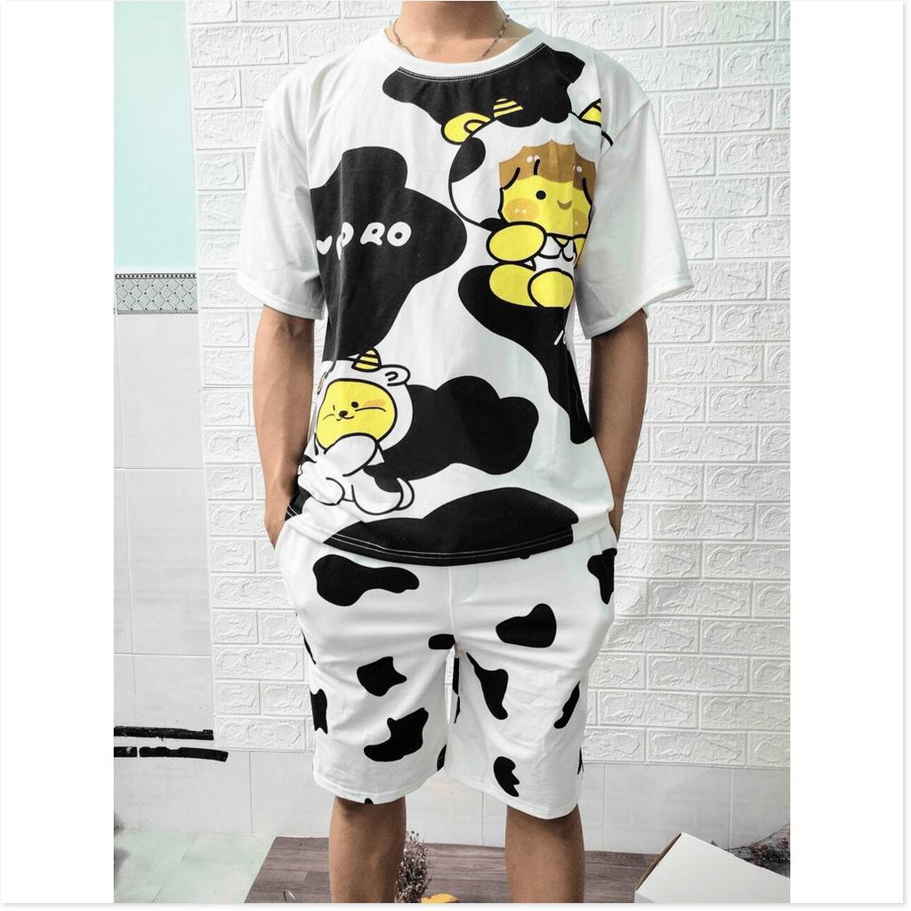 Set bộ mặc cute BÒ SỮA HOT TREND 2021 KME FASHION