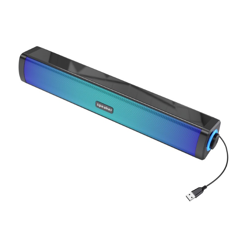 Loa thanh vi tính E1411 led RGB cho máy tính Laptop hàng nhập khẩu