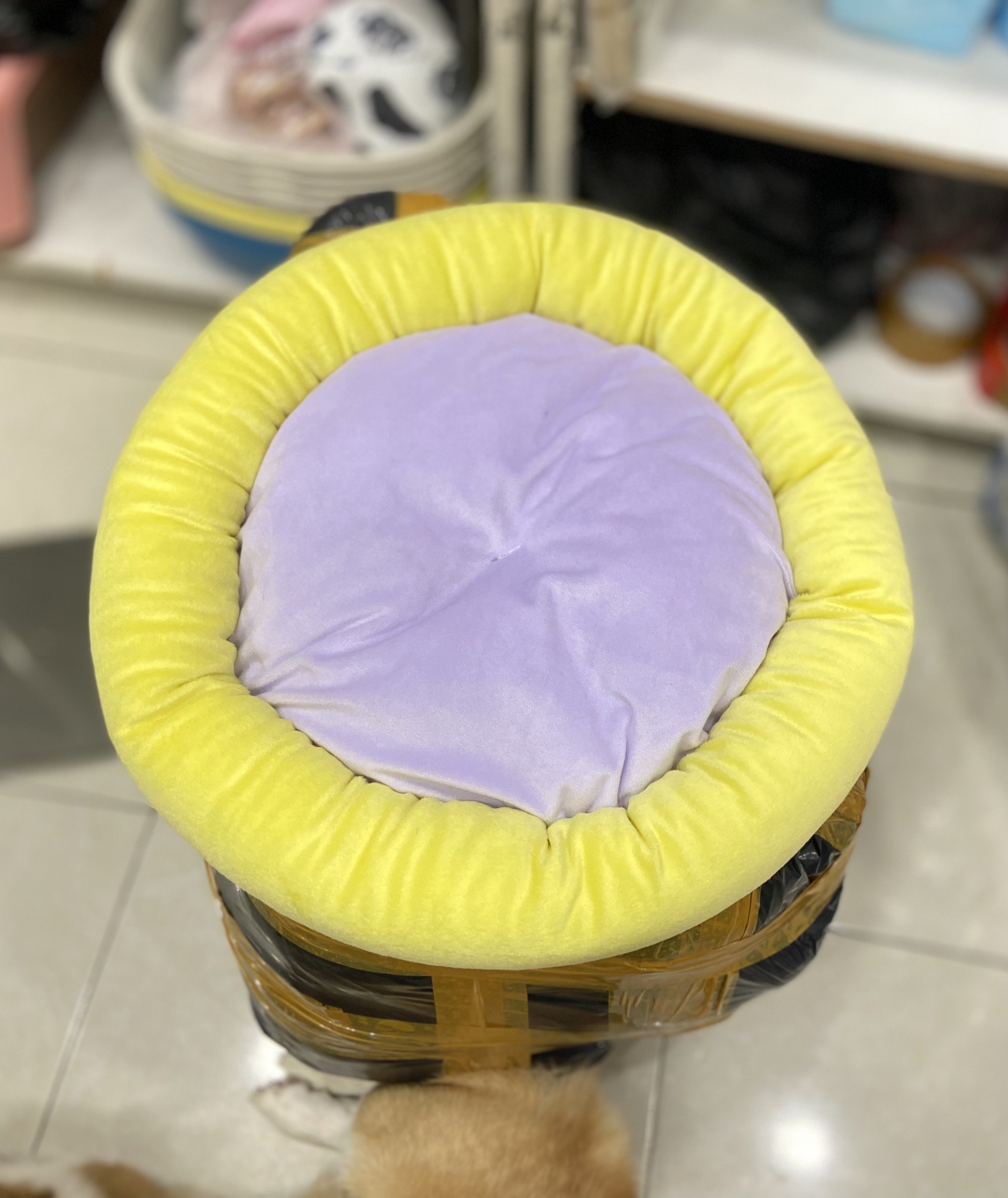 NỆM TRÒN 55CM - Nệm tròn cho chó mèo