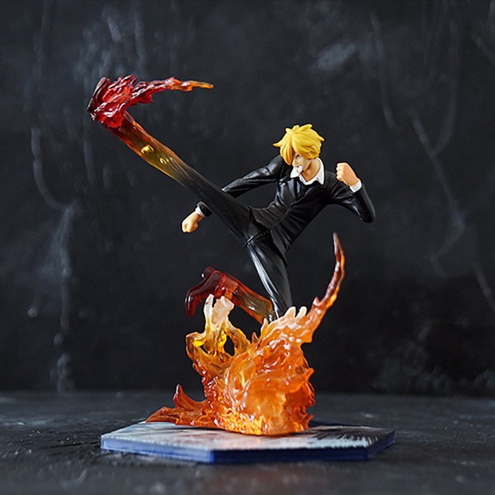 Mô Hình One Piece Sanji Chân Lửa. Nhất Cước Tung Hoành Thiên Hạ. Đồ Chơi Mô Hình Anime