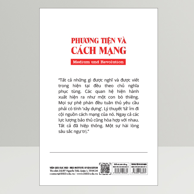 Phương Tiện Và Cách Mạng (Medium Und Revolution)